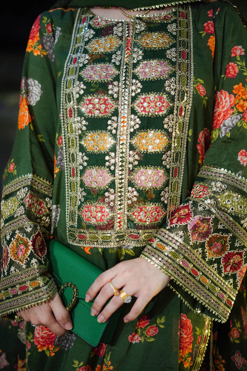 Ethereal Bloom ❄️ | Dhanak Digital Print Perfection ✨