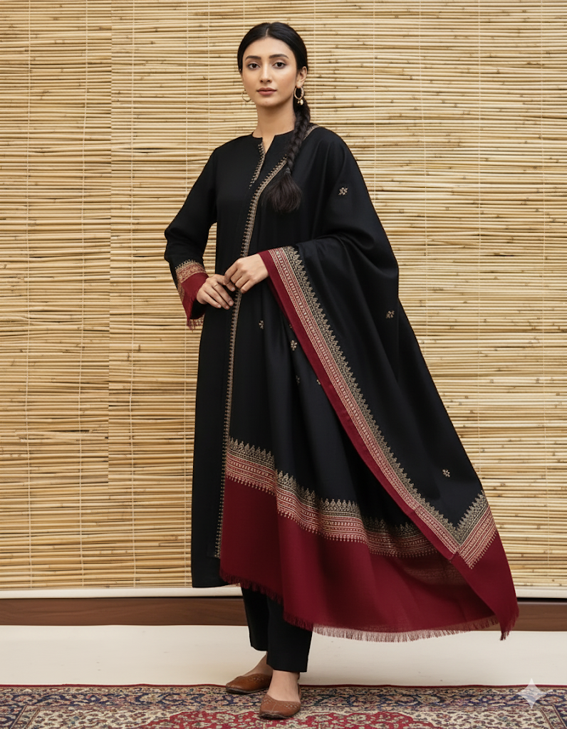 Elegance in Every Thread ✨ | Winter Dhanak Muse ❄️