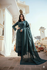 ❄️ Maryam by Rania – “FLORENT” Winter Collection 2025 | DHANAK 3PC ❄️
